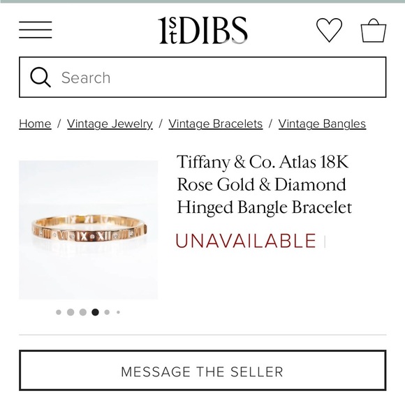 Tiffany & Co. Atlas Pierced Hinged Diamond Bracelet - Picture 10 of 14